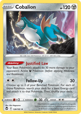 Cobalion Reverse - Silver Tempest