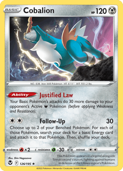 Cobalion Reverse - Silver Tempest