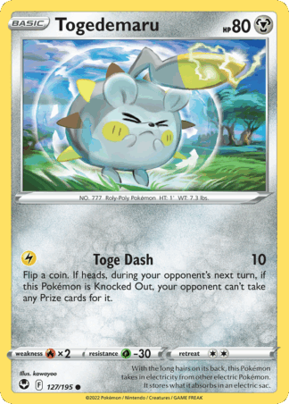 Togedemaru Reverse - Silver Tempest