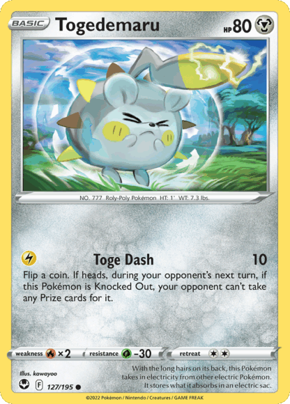 Togedemaru Reverse - Silver Tempest