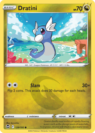 Dratini Reverse - Silver Tempest