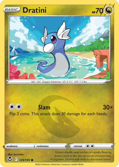 Dratini Reverse - Silver Tempest