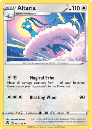 Altaria Reverse - Silver Tempest
