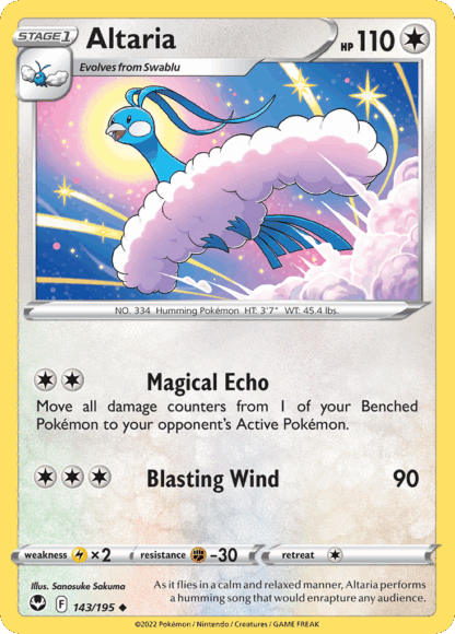 Altaria Reverse - Silver Tempest
