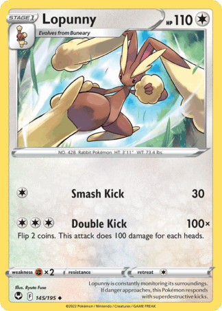 Lopunny Reverse - Silver Tempest