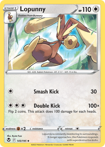 Lopunny Reverse - Silver Tempest