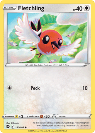Fletchling Reverse - Silver Tempest