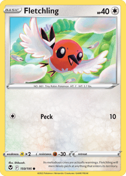 Fletchling Reverse - Silver Tempest