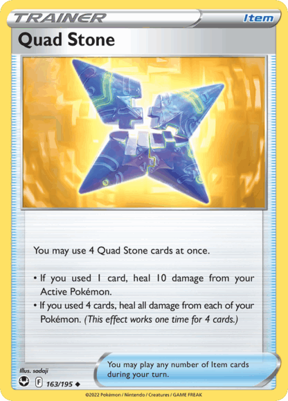 Quad Stone Reverse - Silver Tempest