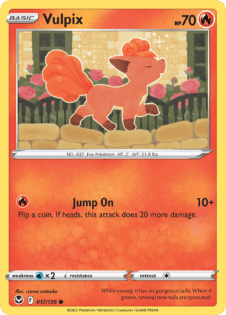 Vulpix Reverse - Silver Tempest