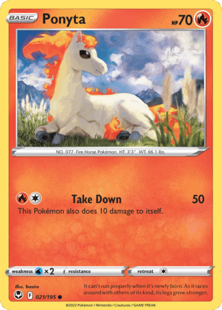 Ponyta Reverse - Silver Tempest