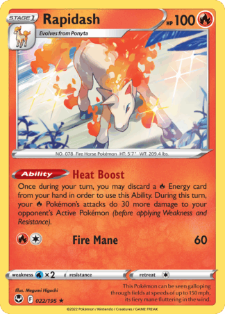 Rapidash Reverse - Silver Tempest