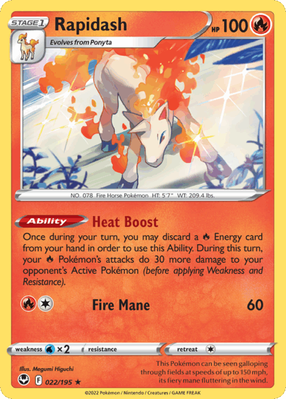 Rapidash Reverse - Silver Tempest