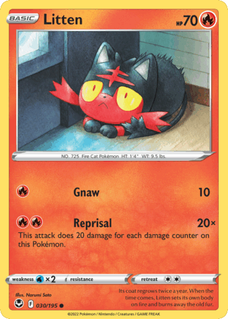 Litten Reverse - Silver Tempest