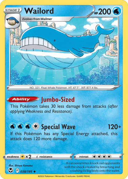 Wailord Reverse - Silver Tempest
