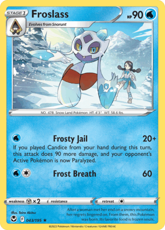 Froslass Reverse - Silver Tempest