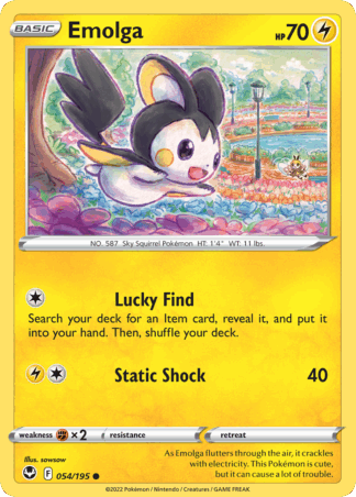 Emolga Reverse - Silver Tempest