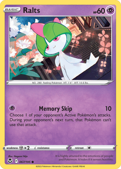 Ralts Reverse - Silver Tempest