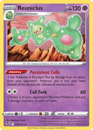 Reuniclus Reverse - Silver Tempest