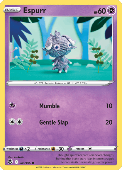 Espurr Reverse - Silver Tempest