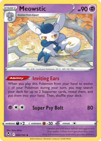 Meowstic Reverse - Silver Tempest