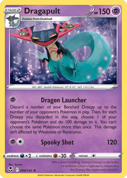 Dragapult Reverse - Silver Tempest