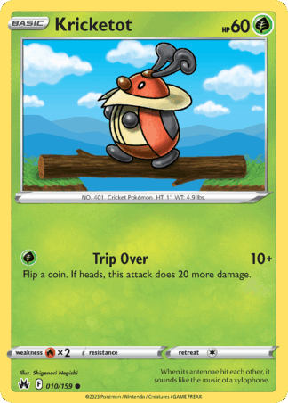 Kricketot Reverse - Crown Zenith