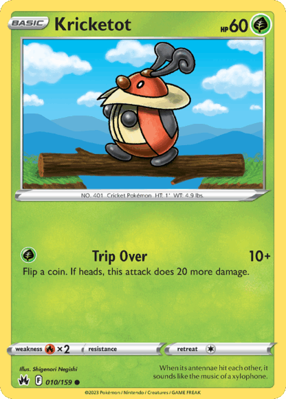 Kricketot Reverse - Crown Zenith