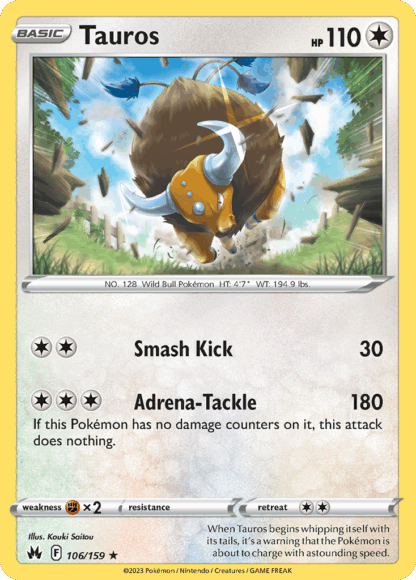 Tauros Reverse - Crown Zenith