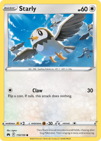 Starly Reverse - Crown Zenith