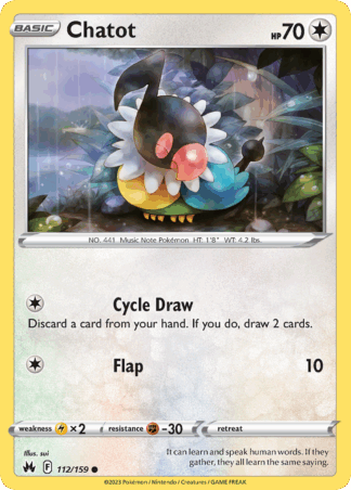 Chatot Reverse - Crown Zenith
