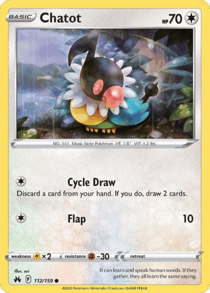 Chatot Reverse - Crown Zenith