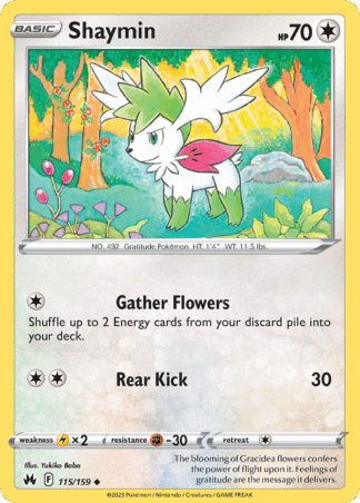 Shaymin Reverse - Crown Zenith