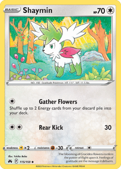 Shaymin Reverse - Crown Zenith