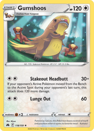 Gumshoos Reverse - Crown Zenith