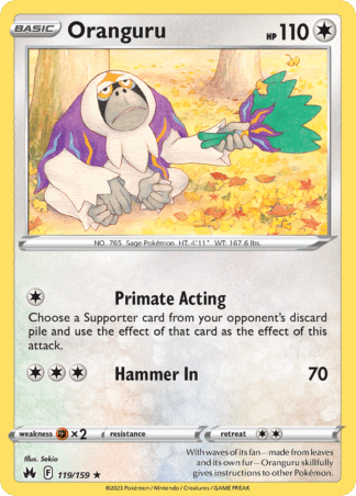 Oranguru Reverse - Crown Zenith