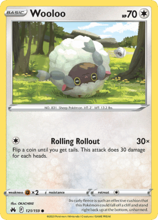 Wooloo Reverse - Crown Zenith