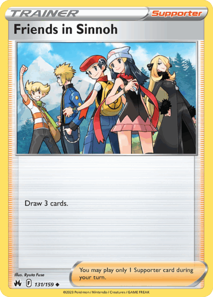 Friends in Sinnoh Reverse - Crown Zenith