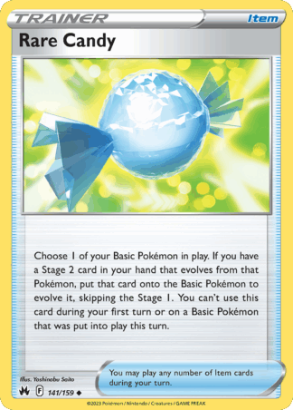 Rare Candy Reverse - Crown Zenith