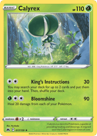 Calyrex Reverse - Crown Zenith