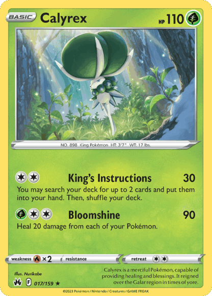 Calyrex Reverse - Crown Zenith
