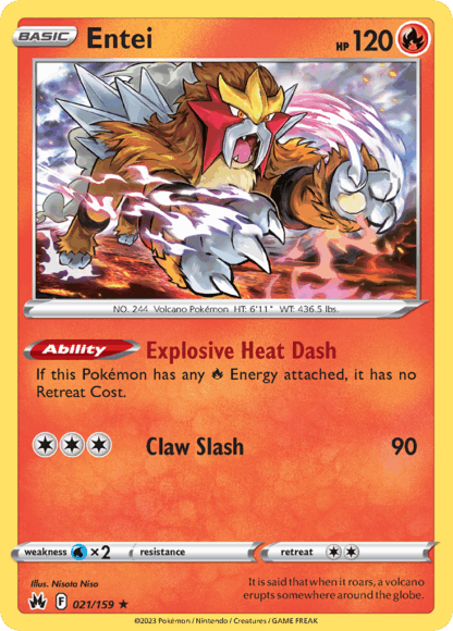 Entei Reverse - Crown Zenith
