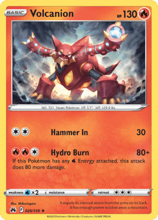 Volcanion Reverse - Crown Zenith