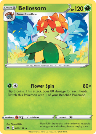 Bellossom Reverse - Crown Zenith