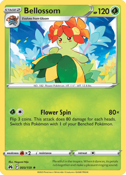 Bellossom Reverse - Crown Zenith