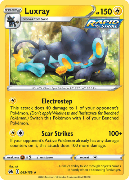 Luxray Reverse - Crown Zenith