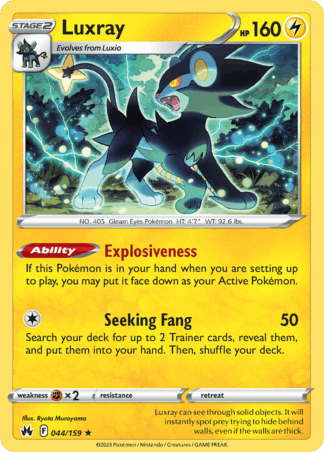 Luxray Reverse - Crown Zenith