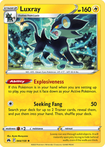 Luxray Reverse - Crown Zenith