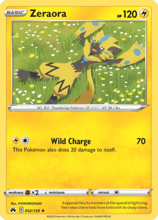 Zeraora Reverse - Crown Zenith