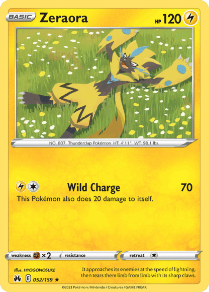 Zeraora Reverse - Crown Zenith